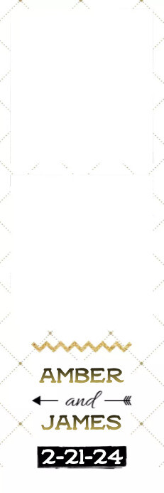 Wedding 2x6 Photo Strip Template | PosterMyWall