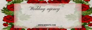 Wedding agency E-mail-overskrift template