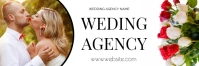 Wedding Agency Services with Young couple E-Mail-Überschrift template