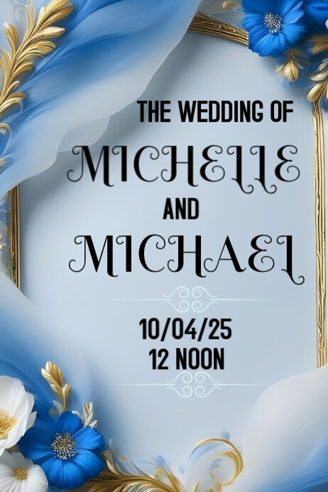 Wedding and birthday invitation card design template | PosterMyWall
