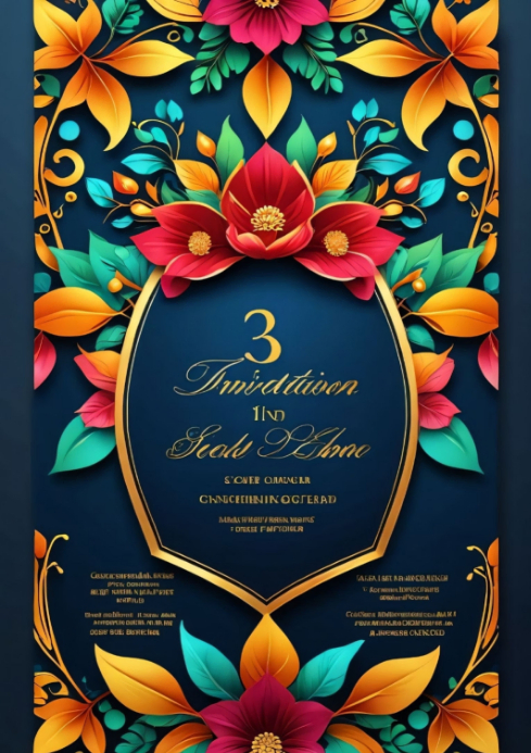Invitable Card Wedding And Birthday Invitation Card Template | PosterMyWall