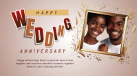 Wedding anniversary Miniatura na YouTube template