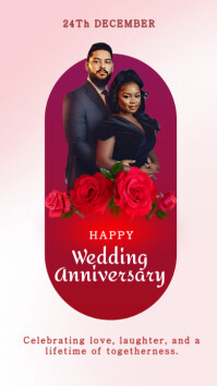 Wedding anniversary Instagram Story template