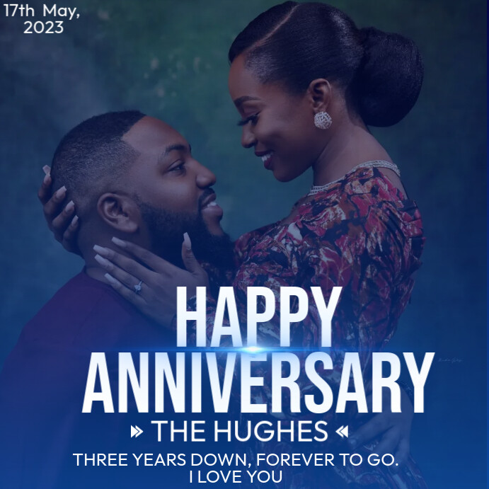 7.47K+ Free Wedding Anniversary Poster Templates | PosterMyWall