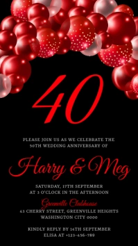 Wedding Anniversary Instagram Story template