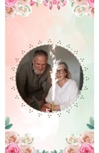 Wedding anniversary Tabloid template