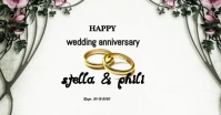 Wedding anniversary Facebook Ad template