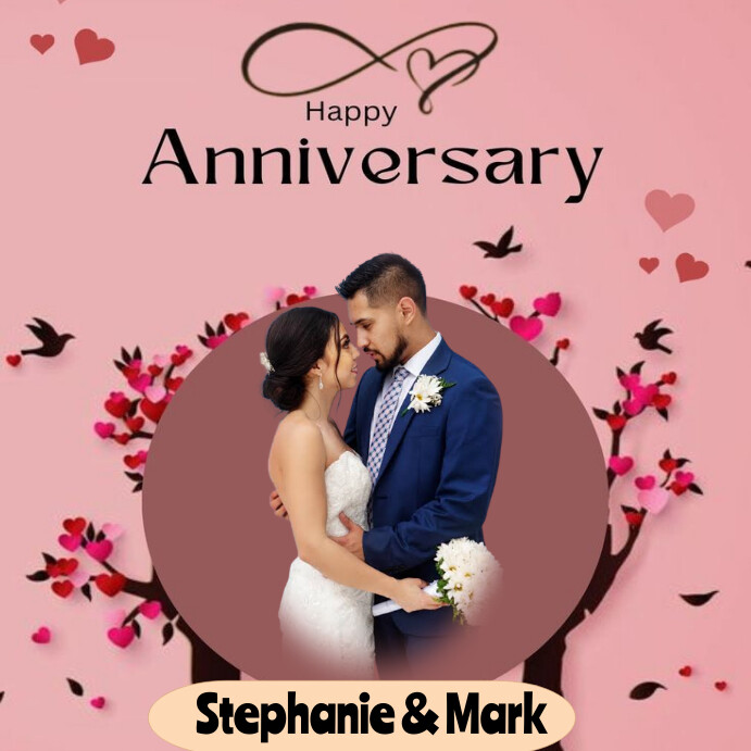 Wedding anniversary Template PosterMyWall
