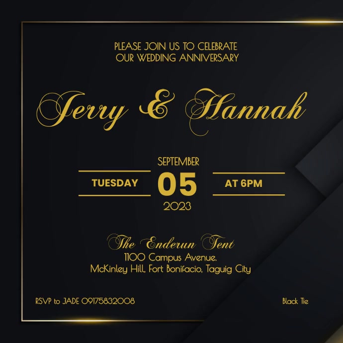 Elegant Anniversary Invitation Templates Golden Then & Now Photo 50th