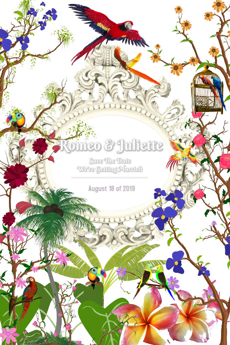 Modele Annonce De Mariage Enregistrer La Date Fete