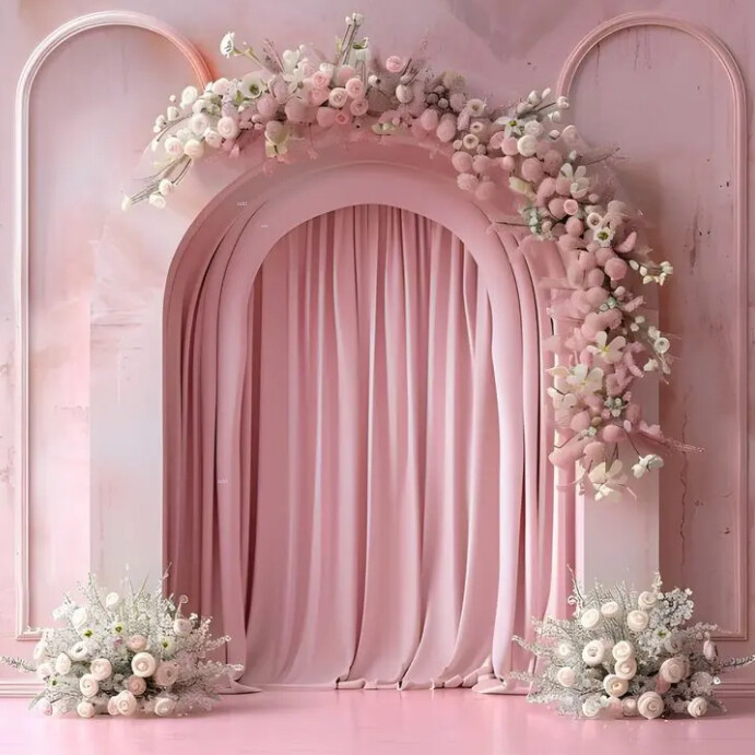 Wedding backdrop design Message Instagram template