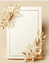 Wedding card background Flyer (US Letter) template