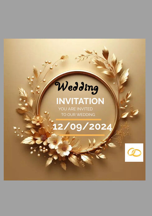 Wedding card design Template | PosterMyWall