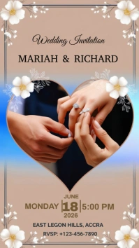 Wedding Card Instagram-Story template