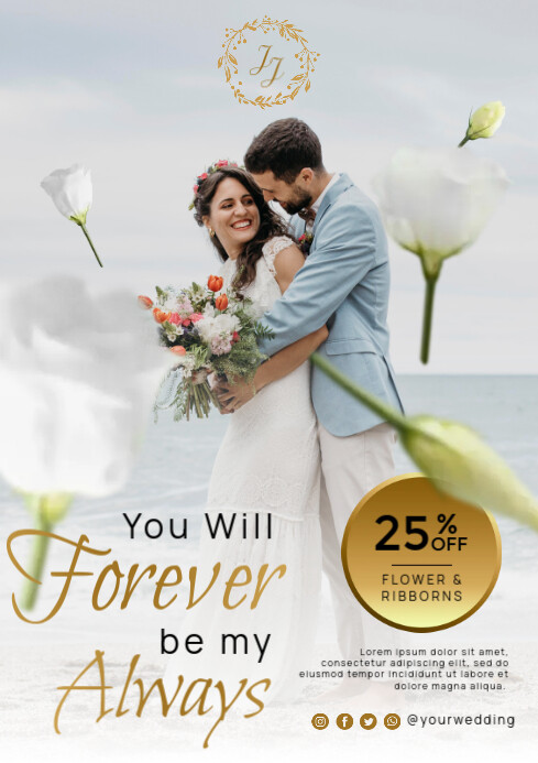 Wedding Card Flyers Template | PosterMyWall