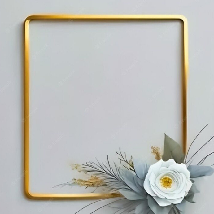 Creative Card Frame Wedding card frame Template | PosterMyWall