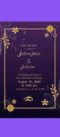 Wedding card template Scheda identificativa