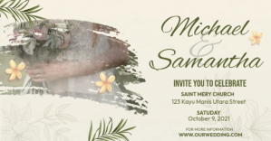 Wedding Celebration Imagen Compartida en Facebook template