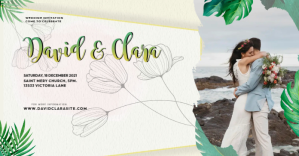 Wedding Celebration Imagen Compartida en Facebook template