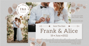 Wedding Ceremony Imagen Compartida en Facebook template