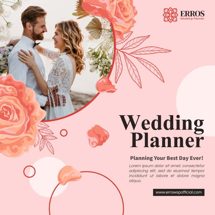 Wedding Coordinator Post Message Instagram template