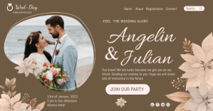 Wedding Day Facebook Shared Image template