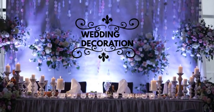 Wedding Decoration Template PosterMyWall