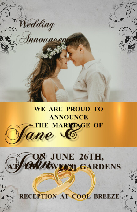 Copy of wedding Copy of Wedding | PosterMyWall