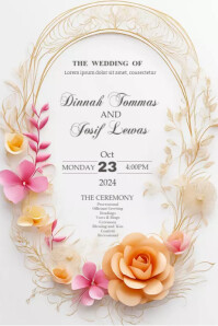 Wedding Poster template