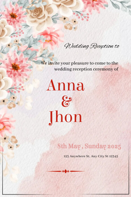 Wedding Template PosterMyWall Wedding Template PosterMyWall
