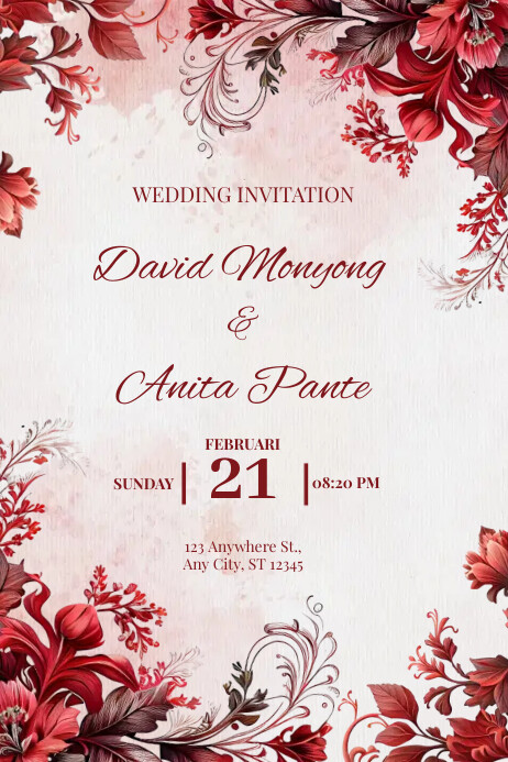 WEDDING Template PosterMyWall WEDDING Template PosterMyWall