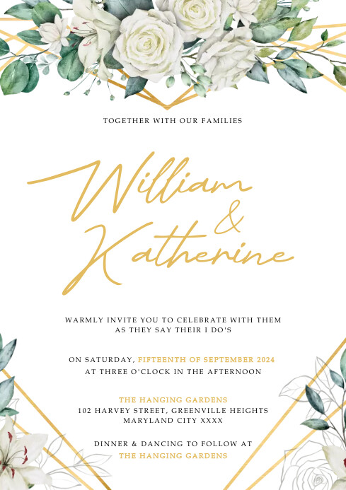 Wedding Template PosterMyWall