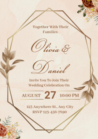Wedding A4 template