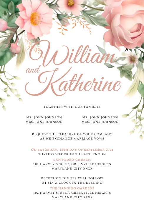 Wedding Template | PosterMyWall