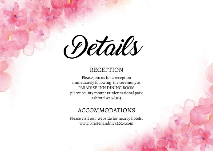 Plantilla De Wedding Details Card Template PosterMyWall plantilla-de-wedding-details-card-template-postermywall