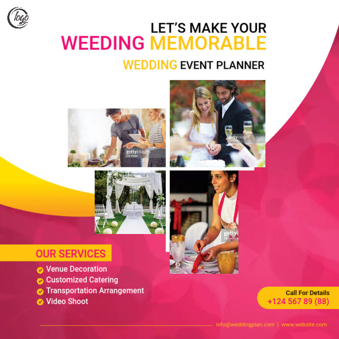 Wedding Event Agency Flyer Template PosterMyWall
