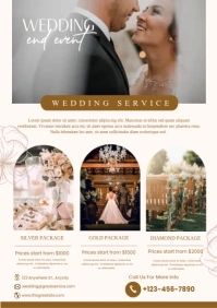 Wedding Event Professional A4 template