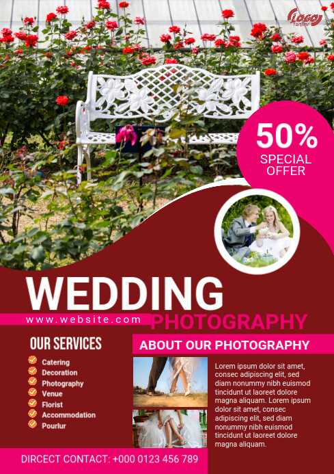 Wedding Event Service Flyer Template | PosterMyWall