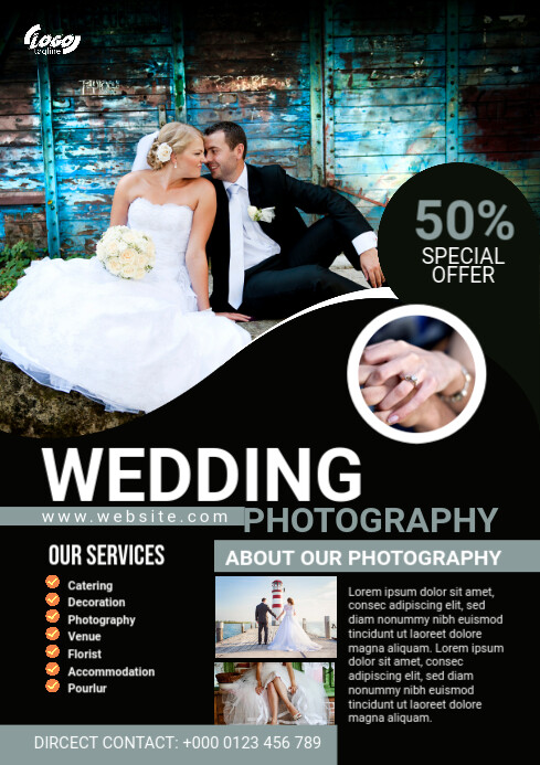 Wedding Event Service Flyer Template | PosterMyWall