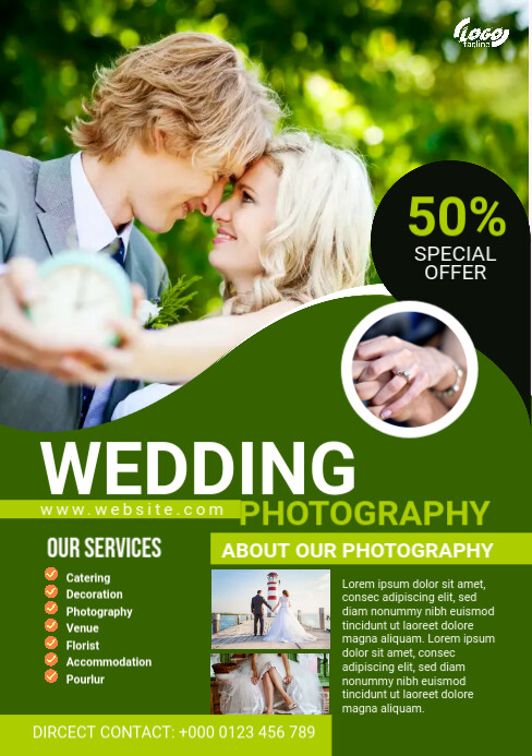 Wedding Event Service Flyer Template | PosterMyWall