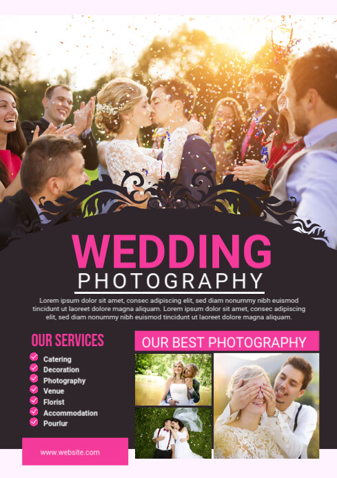 Wedding Event Service Flyer Template | PosterMyWall