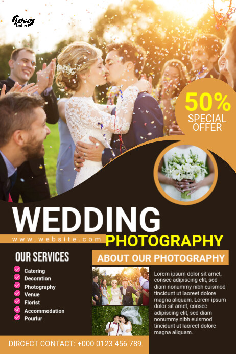 Wedding Event Service Poster Template | PosterMyWall
