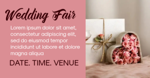 Wedding Fair Facebook 共享图片 template