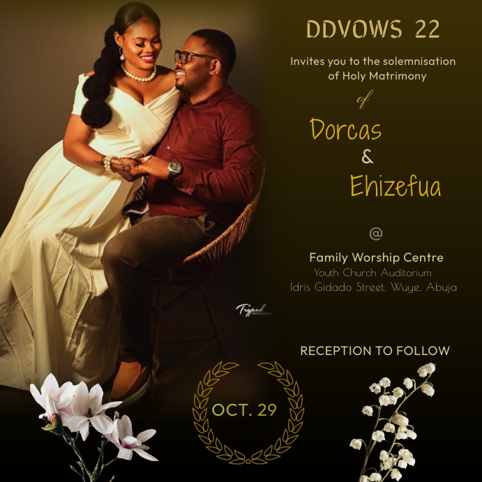 wedding flyer (1) Instagram Post template