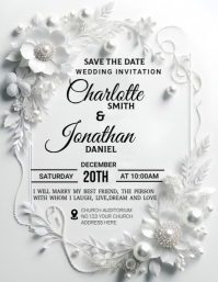 WEDDING FLYER Iflaya (Incwadi ye-US) template