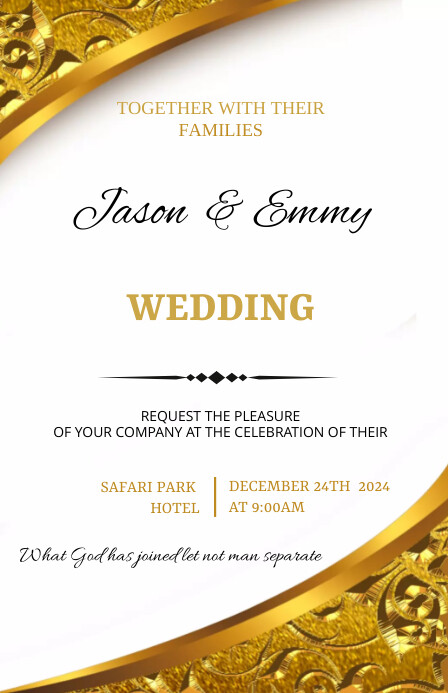 wedding card Template
