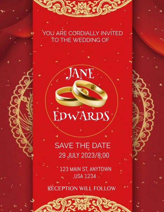 Wedding flyers Template | PosterMyWall