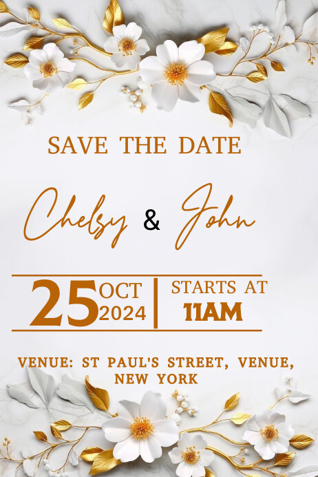 Wedding Flyers Template | PosterMyWall