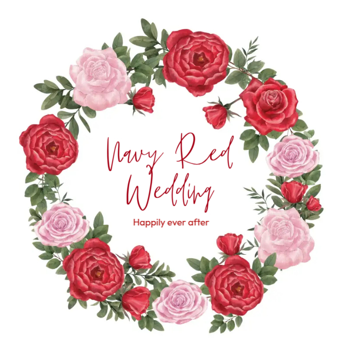 Wedding Frame Sample Layout Wedding Frame Template | PosterMyWall