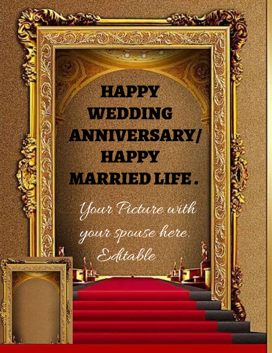 Wedding Frame Sample Layout Wedding frame Template | PosterMyWall